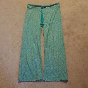 Elephant print pajama pants
